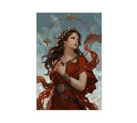 IYQTAGGH Poster sur toile Eris, la déesse grecque de la discorde (2) - Décoration pour chambre à coucher, bureau, chambre, cadeau - 60 x 90 cm