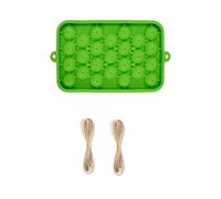 IYSHOUGONG Kit de fabrication de savon en silicone avec corde de jute, moules exquis pour la fabrication de savon fait à la main, cadeau et décoration d'intérieur