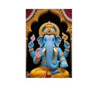 IYTAFGYT Impression sur toile Hindouisme Ganesh 40 x 60 cm