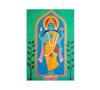 IYTAFGYT Lakshmi, Poster sur toile de déesse hindoue, décoration de chambre à coucher, cadeau 30 x 45 cm