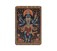 IYTAFGYT Plaque en métal vintage avec déesse divine Kali pour pub, club, café, bar, maison, décoration murale, affiche rétro, 20 x 30 cm