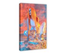 IYTAFGYT Poster sur toile Ava Max - Heaven & Hell - Impression sur toile - 30 x 45 cm