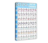 IYTAFGYT Poster sur toile avec tableau d'accords de guitare 30 x 45 cm