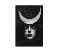 IYTAFGYT Poster sur toile déesse de la lune noire pour décoration de chambre à coucher, cadeau 20 x 30 cm