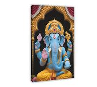 IYTAFGYT Poster sur toile hindouisme Ganesh pour décoration de chambre à coucher, cadeau 60 x 90 cm