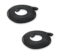 iYueMps 2pcs 1m Câble d'extension Bande LED RGB Rallonge de Ruban LED Extension Cable 4 Broches Extenseur Câble pour SMD 5050 3528 2835 RGB Strip, Noir