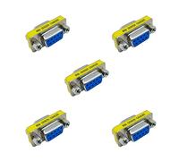 iYueMps 5 pièces DB9 Connecteur, RS232 9 Broches Femelle à Femelle Adaptateur DB9 Adaptateur de changeur de Genre coupleur