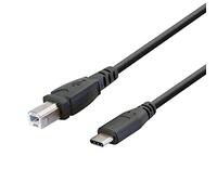 iYueMps Câble d’imprimante USB C, câble USB B vers USB C Câble scanner Câble USB B vers Type C compatible avec MacBook Pro/Air, iMac, Matebook, HP, Epson, Canon, Samsung, Lexmark, Dell etc. (1m)