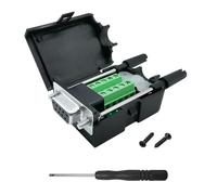 iYueMps Connecteur DB9 Femelle Adaptateur DB9 Bornier RS232 D-SUB Série vers Bloc de Port Module Sans Soudure avec Boîtier