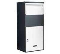 IYUESQ Boîte à Colis de Sol sécurisée pour l'extérieur avec Serrure à clé, Facile à Installer, antivol et antirouille, Retrait Pratique, Convient à Une Utilisation Domestique ou professio