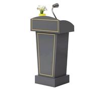 IYUESQ Chaire de conférence, pupitres, podiums sur Pied avec Rangement Ouvert, Support de Podium, podiums pour Enseignants, comptoir d'accueil, podiums en Panneau Haute densité
