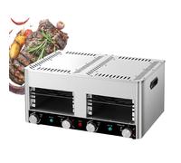 IYUESQ Gril électrique pour Steaks, Four à Steak Professionnel, Grill 4/8 Niveaux, réglage de la durée et de la température, température maximale 800 °C, idéal pour Une Utilisation en cui