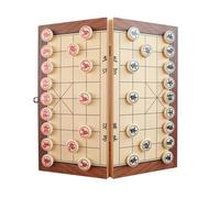 IYUESQ Jeu d'échecs Chinois avec Plateau Pliable en Bois, Portable, magnétique, Xiangqi, Traditionnel, Classique, éducatif, Jeu de stratégie, Jeu de Voyage pour débutants (Taille : 13,4 x