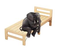 IYUESQ Lit de Chevet Robuste, Petit, Pliable, Classique, en Bois Massif, pour Chambres Queen-Size, séjours à l'hôpital ou Chambres d'amis, capacité de Charge de 200 kg, Peu encombrant (L
