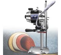 IYUESQ Machine de découpe de Tissu LED Commerciale, pour vêtements et Textiles, épaisseur de Coupe 110 mm à 340 mm, Coupe-Cuir électrique Vertical Droit/Courbe, 12 Pouces