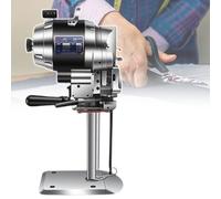 IYUESQ Machine de découpe électrique de Table pour Tissus, avec Quatre Rouleaux Mobiles, 3400 TR/Min, en Alliage d'aluminium, pour la découpe de vêtements, Textiles et Cuir, 8 Pouces