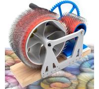 IYUESQ Machine Manuelle à peigner la Laine et à carder la Laine pour Un mélange Rapide des Couleurs, Un peignage et Un filage, Parfaite pour l'artisanat et la Fabrication d'animaux en feu