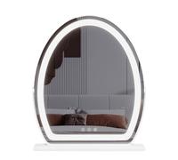 IYUESQ Miroir de Maquillage à LED de Bureau, Miroir de courtoisie avec lumières, Miroir de Maquillage éclairé par LED, Grand Miroir de Maquillage avec lumières, capteur Tactile avec éclai