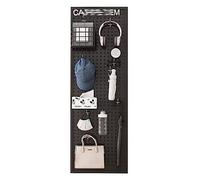 IYUESQ Organiseur Mural en Panneau perforé, Support de Rangement pour clés d'entrée, pour Salle de Bricolage, Maison, Bureau, Rangement, Garage, établi (Couleur : Noir, Dimensions : 40 x