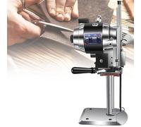 IYUESQ Outils de Coupe électriques verticaux pour vêtements Multicouches, Coupe-Tissu à Lame Droite Commerciale de 80 à 340 mm, avec Fonction d'affûtage Automatique, 13 x 30 cm