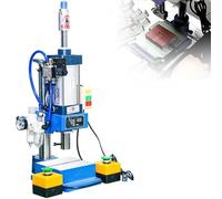 IYUESQ Presse à poinçonner pneumatique, Pression de Fonctionnement de 0,4 à 0,7 MPa, Hauteur de Travail de 200 mm, Conception à pédale et Double Bouton pour Le poinçonnage de tôles.