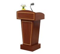 IYUESQ Pupitres sur Pied, pupitres sur Pied avec Rangement Ouvert, pupitres pour Enseignants, comptoir d'accueil, pupitres en Panneau Haute densité, stabilité