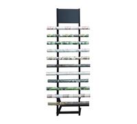 IYUESQ Support de Rangement à 12 Niveaux pour Rouleaux de Tissu, Grand Organisateur Commercial de Textiles, présentoirs pour Films pour vitres/papiers Peints, pour bobines de Papier Peint