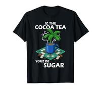 Iz The Cocoa Tea Youz De Sugar Palmier et Domino des Caraïbes T-Shirt