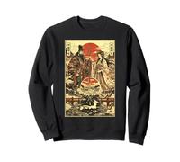 Izanagi et Izanami Ukiyo-e Mythologie Japonaise esthétique Sweatshirt