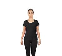 IZAS Aland Chemise de Course à Manches Courtes Femme Noir FR: S (Taille Fabricant: S)