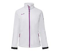 IZAS Gael Veste Softshell Femme Blanc/Violet FR: XS (Taille Fabricant: XS)