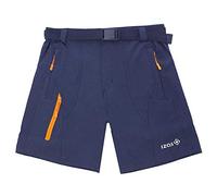 IZAS Himalaya Kids Short Garçon Enfant Blue Moon/Orange FR: M (Taille Fabricant: 8)