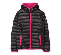 IZAS MUSA Kids Veste de Plumes Enfant Noir/Fuxia FR: S (Taille Fabricant: 6)