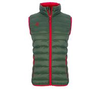 IZAS Nama Gilet en Fibre Femme Vert Foncé/Barberry FR: XS (Taille Fabricant: XS)