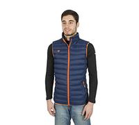 IZAS NIS Gilet ultraléger Homme Blue Moon/Orange FR: XL (Taille Fabricant: XL)