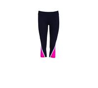 IZAS Tracy Collant Femme Noir/Fuxia FR : M (Taille Fabricant : M)