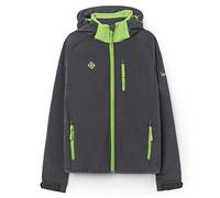 IZAS Urbion Kids Veste Softshell Enfant Fumée/Vert Clair FR: M (Taille Fabricant: 8)