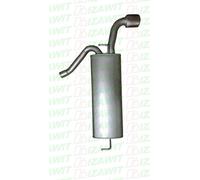 IZAWIT Silencieux arrière Pot d'Échappement 21.287 arrière pour OPEL