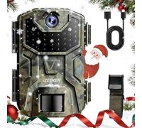 iZEEKER Caméra de Chasse, 2K HD 36MP Caméra de Chasse Nocturne 940nm IR LED No Glow Invisible, IP66 Étanche pour Observer la Faune et Surveiller la Sécurité à L'intérieur