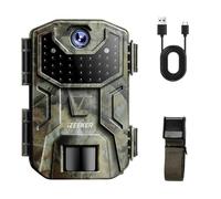 iZEEKER Caméra de Chasse, 2K HD 36MP Caméra de Chasse Nocturne 940nm IR LED No Glow Invisible, IP66 Étanche pour Observer la Faune et Surveiller la Sécurité à L'intérieur
