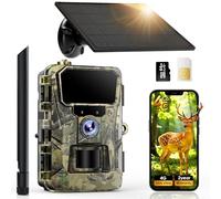 iZEEKER Caméra de Chasse Solaire 2 en 1 4G LTE et Standard, HD 48MP Caméra Chasse Vision Nocturne Détection de Mouvement, Contrôle Application sans WiFi Etanche IP66 avec Carte SIM & Carte TF 64 Go