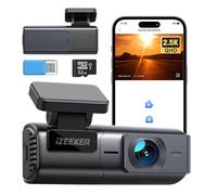iZEEKER Dash Cam Front 1080P with Hidden Design, Mini Car Camera Video Recorder with 170° Wide Angle, Dashcam for Cars with Night Vision, WDR, Parking Monitor and G sensor (No SD Card)