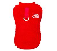 Izefia Chien Pull Vêtements Vêtements Polaire Laine Pulls Hiver Chemise de Sueur Chaude Pyjamas Doux Tendance Animal de Compagnie Visage Motif Gilet Pull pour Petit Chien Moyen Chat