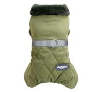 Izefia Manteau de Chien Veste Coupe - Vent et Froid Manteau 4 Jambes Chaud Chien Combinaison Hiver Vêtements Épais Manteau de Neige Coton Chiot Moyen Chat Chien Manteau