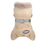 Izefia Manteau de Chien Veste Coupe - Vent et Froid Manteau 4 Jambes Chaud Chien Combinaison Hiver Vêtements Épais Manteau de Neige Coton Chiot Moyen Chat Chien Manteau