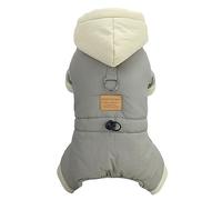 Izefia Manteau pour Chien Veste Coupe - Vent Temps Froid 4 Pattes Hiver Chaud Épais Vêtements Anti - Neige Coton Manteau pour Chien Chiot Moyen Chat