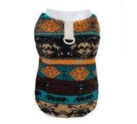 Izefia Pull Chien Vêtements pour Chiens Laine Corail Hiver Chaud Sweatshirt Doux Pyjama Classique Modèle Gilet Chiot Moyen Chat Chien Pull