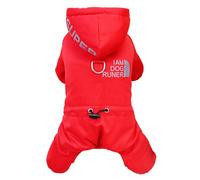 Izefia Vêtements de Manteau de Chien Coupe - Vent et Manteau de Refroidissement Veste de Sport Chaud Hiver Vêtements Épais Manteau Anti - Neige Coton Chiot Moyen Chat Chien Manteau