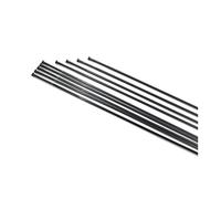 IZHAOGJING Lot de 12 rayons de vélo en acier inoxydable haute résistance 14G 2,0 mm Noir 168-302 mm (traction droite 286 mm)