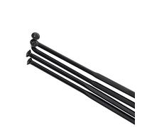 IZHAOGJING Lot de 12 rayons plats en acier inoxydable pour VTT 14G 249/259/292 (coude) plats 292 mm